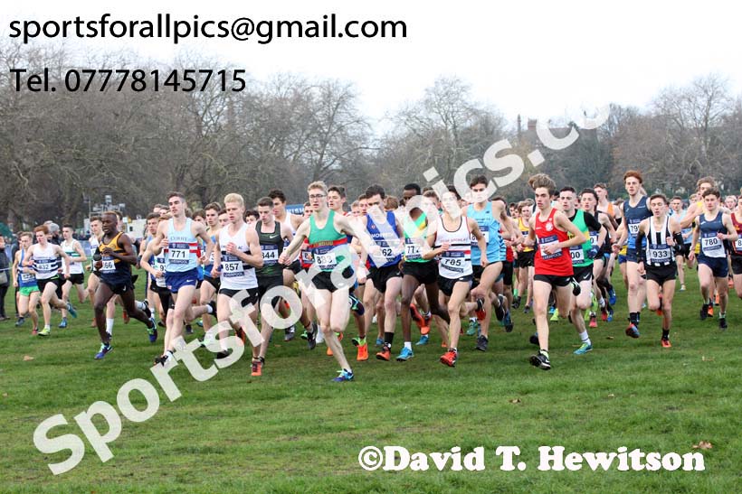 Mens junior British Athletics Liverpool Cross Challenge, Sefton Park, Liverpool. Photo:  David T. Hewitson/Sports for All Pics
